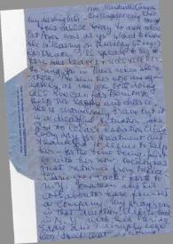 Portada:Carta dirigida a Aniela Rubinstein. Los Angeles (California), 10-05-1967