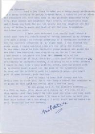 Portada:Carta dirigida a Aniela y Arthur Rubinstein. Los Angeles (California), 22-07-1977