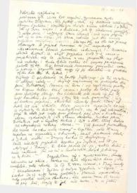 Portada:Carta dirigida a Aniela Rubinstein, 14-12-1946