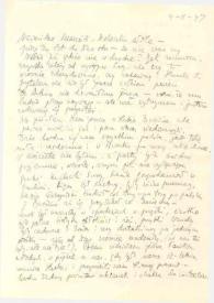 Portada:Carta dirigida a Aniela Rubinstein y Anna Mlynarska, 04-02-1947