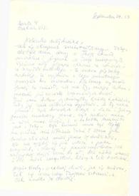 Portada:Carta dirigida a Aniela Rubinstein. Oshkosh (Wisconsin), 14-09-1953