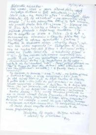 Portada:Carta dirigida a Aniela Rubinstein. Oshkosh (Wisconsin), 10-09-1982