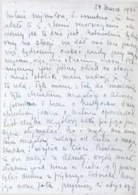 Portada:Carta dirigida a Aniela Rubinstein. Kansas City (Missouri), 24-03-1945