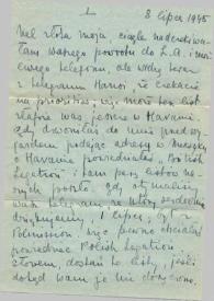 Portada:Carta dirigida a Aniela  Rubinstein. Kansas City (Missouri), 08-07-1945