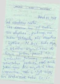 Portada:Carta dirigida a Aniela Rubinstein. Kansas City (Missouri), 24-03-1964