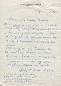 Portada:Carta dirigida a Aniela y Arthur Rubinstein. Washington D. C., 08-01-1957