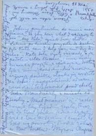Portada:Carta dirigida a Aniela y Arthur Rubinstein. Beverly Hills (California), 25-05-1950
