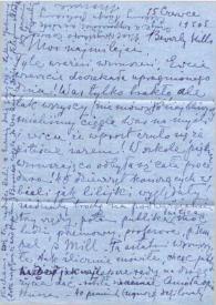 Portada:Carta dirigida a Aniela y Arthur Rubinstein. Beverly Hills (California), 15-06-1950