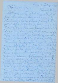 Portada:Carta dirigida a Aniela Rubinstein. Beverly Hills (California), 07-02-1951