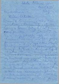 Portada:Carta dirigida a Aniela y Arthur Rubinstein. Beverly Hills (California), 27-06-1953