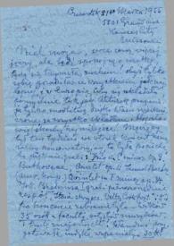 Portada:Carta dirigida a Aniela Rubinstein. Kansas City (Missouri), 21-03-1955