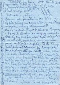 Portada:Carta dirigida a Aniela y Arthur Rubinstein. Kansas City (Missouri), 29-10-1958