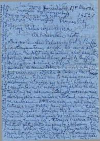 Portada:Carta dirigida a Aniela y Arthur Rubinstein. Kansas City (Missouri), 17-03-1952