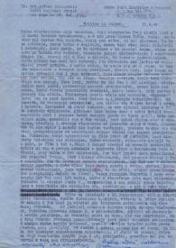 Portada:Carta dirigida a Aniela Rubinstein. Londres (Inglaterra), 25-04-1944
