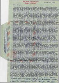 Portada:Carta dirigida a Aniela Rubinstein. Beverly Hills (California), 14-07-1955