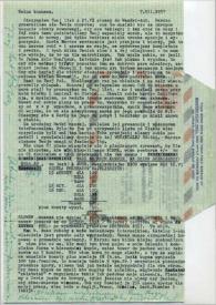 Portada:Carta dirigida a Aniela Rubinstein. Beverly Hills (California), 07-07-1957