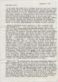 Portada:Carta dirigida a Aniela Rubinstein. Beverly Hills (California), 05-09-1958