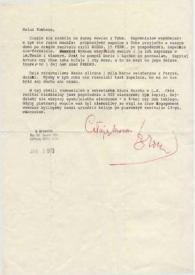 Portada:Carta dirigida a Aniela Rubinstein. Beverly Hills (California), 05-01-1970
