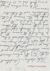 Portada:Carta dirigida a Aniela y Arthur Rubinstein. Beverly Hills (California), 20-10-1976
