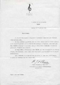 Portada:Carta dirigida a Aniela Rubinstein. Palma de Mallorca (España), 17-07-1992