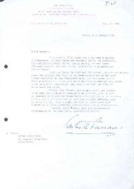 Portada:Carta dirigida a Aniela Rubinstein. París (Francia), 06-01-1983