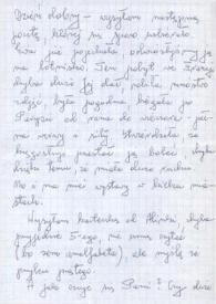 Portada:Carta dirigida a Aniela Rubinstein, 25-07-1983