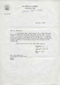 Portada:Carta dirigida a Aniela Rubinstein. Washington D. C., 06-12-1990