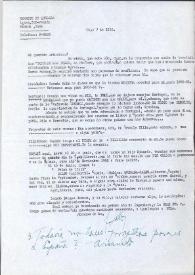 Portada:Carta dirigida a Arthur Rubinstein. La Habana (Cuba), 07-05-1952