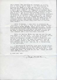 Portada:Carta dirigida a Aniela Rubinstein. San Diego (California), 28-12-1991