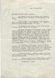 Portada:Carta dirigida a Aniela y Arthur Rubinstein, 12-02-1951