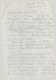 Portada:Carta dirigida a Aniela Rubinstein. Mérida, Yucatán (México), 06-09-1953