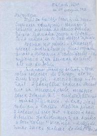 Portada:Carta dirigida a Aniela Rubinstein. Oshkosh (Wisconsin), 29-08-1958