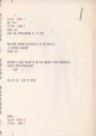 Portada:Telegrama dirigido a Arthur Rubinstein. Pont L'Evèque (Normandia), 19-09-1972
