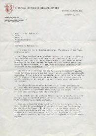 Portada:Carta dirigida a Arthur Rubinstein. Stanford (California), 04-12-1974
