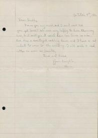 Portada:Carta dirigida a Arthur Rubinstein. Nueva York, 09-10-1956