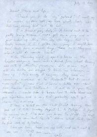 Portada:Carta dirigida a Aniela y Arthur Rubinstein. Nueva York, 19-07-1976