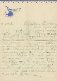 Portada:Carta dirigida a Aniela y Arthur Rubinstein, 07-04-1941