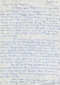 Portada:Carta dirigida a Arthur Rubinstein. Beverly Hills, California (Estados Unidos), 18-09-1948