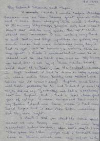 Portada:Carta dirigida a Aniela y Arthur Rubinstein. Beverly Hills, California (Estados Unidos), 19-11-1948
