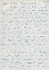 Portada:Carta dirigida a Aniela y Arthur Rubinstein. Nueva York (Estados Unidos), 18-11-1953