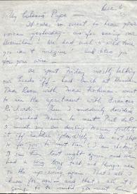 Portada:Carta dirigida a Arthur Rubinstein. Nueva York (Estados Unidos), 06-12-1953