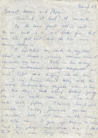 Portada:Carta dirigida a Aniela y Arthur Rubinstein. Nueva York (Estados Unidos), 29-03-1954