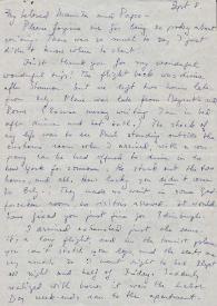 Portada:Carta dirigida a Aniela y Arthur Rubinstein. Nueva York (Estados Unidos), 08-09-1954