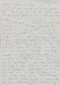 Portada:Carta dirigida a Aniela y Arthur Rubinstein. Nueva York (Estados Unidos), 10-10-1954