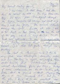 Portada:Carta dirigida a Aniela y Arthur Rubinstein. Nueva York (Italia), 26, 29-08-1955