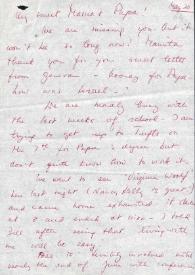 Portada:Carta dirigida a Aniela y Arthur Rubinstein. New Haven, Connecticut (Estados Unidos), 20-05-1964