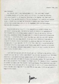 Portada:Carta dirigida a Arthur Rubinstein. Nueva York (Estados Unidos), 19-12-1982
