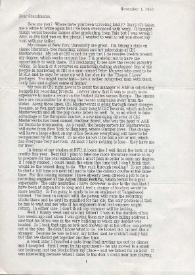 Portada:Carta dirigida a Aniela Rubinstein. Nueva York (Estados Unidos), 01-11-1988
