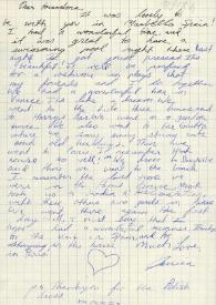 Portada:Carta dirigida a Aniela Rubinstein. Nueva York (Estados Unidos), 01-09-1984