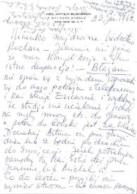 Portada:Carta a  Janina Raue. Nueva York (Estados Unidos), 22-01-1962